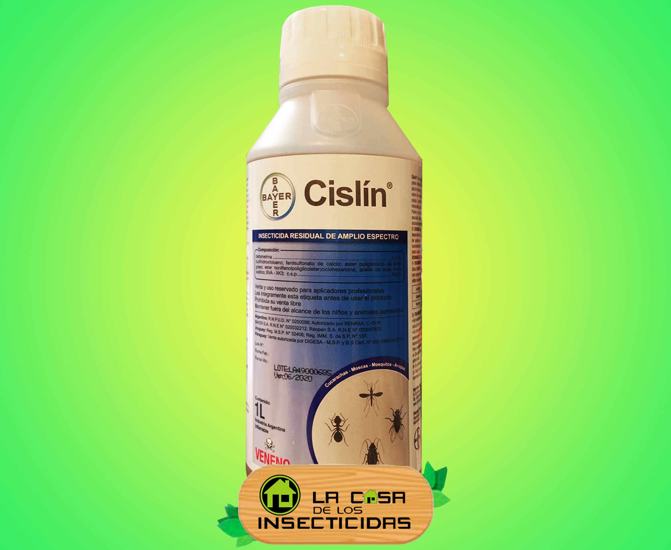 Cislin Insecticida Residual Control de Plagas Bayer
